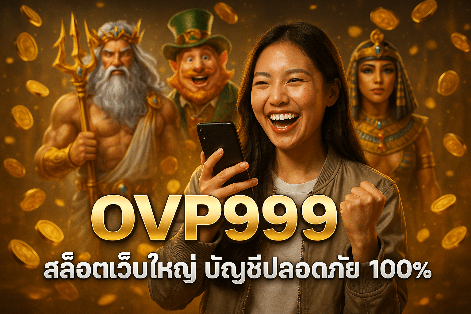 OVP999 สล็อตเว็บใหญ่ บัญชีปลอดภัย 100%