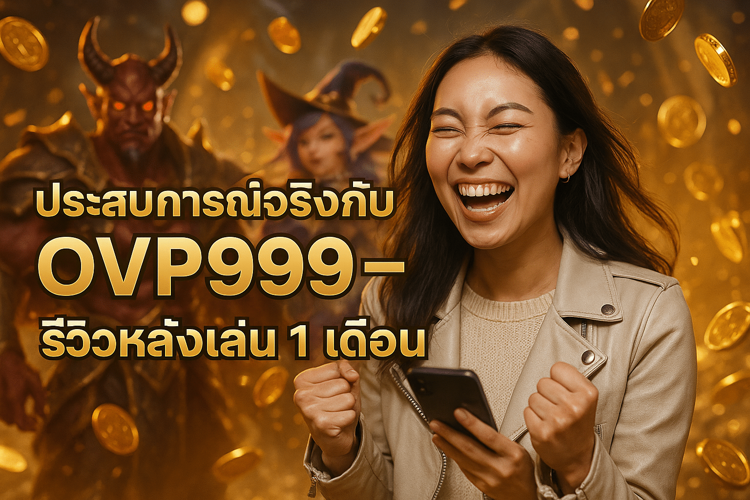 ประสบการณ์จริงกับ OVP999 – รีวิวหลังเล่น 1 เดือน