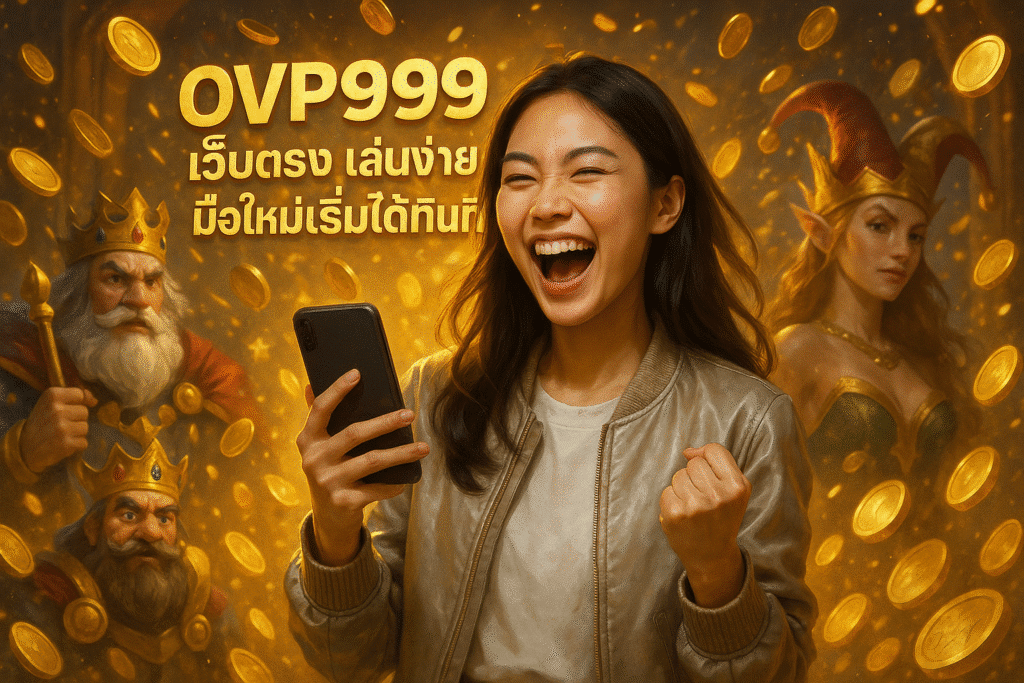 OVP999 เว็บตรง เล่นง่าย มือใหม่เริ่มได้ทันที