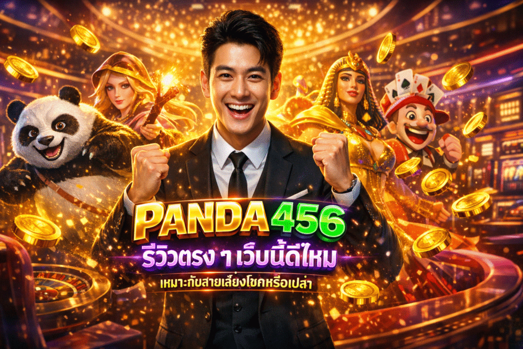 PANDA456 รีวิวตรง ๆ เว็บนี้ดีไหม เหมาะกับสายเสี่ยงโชคหรือเปล่า